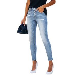 Trendy Casual Ripped Streetwear Jeans Women