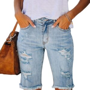 Shorts Women Fashion Ripped Short Jean