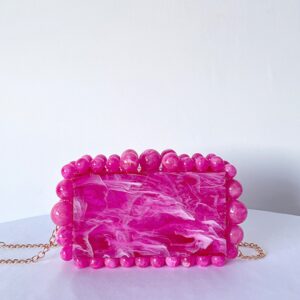 Acrylic Cloud Gel Sparkling Bead Women Bag