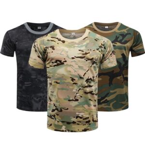 Camouflage Tactical Shirt Short Sleeve Men