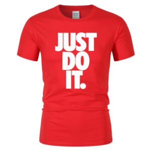 Just Do It T Letter print t-shirt