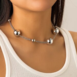 Bead Pearl Necklace Women